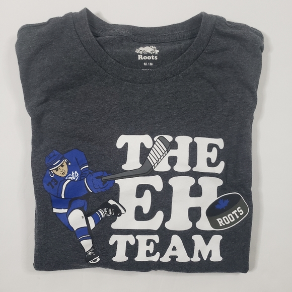 Roots Men Gray Graphic Short Sleeve Tee - Picture 5 of 7